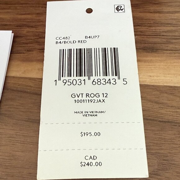 COACH Rogue Bag 12 In Colorblock CC482 NWT/NWOT leather red - Picture 11 of 13